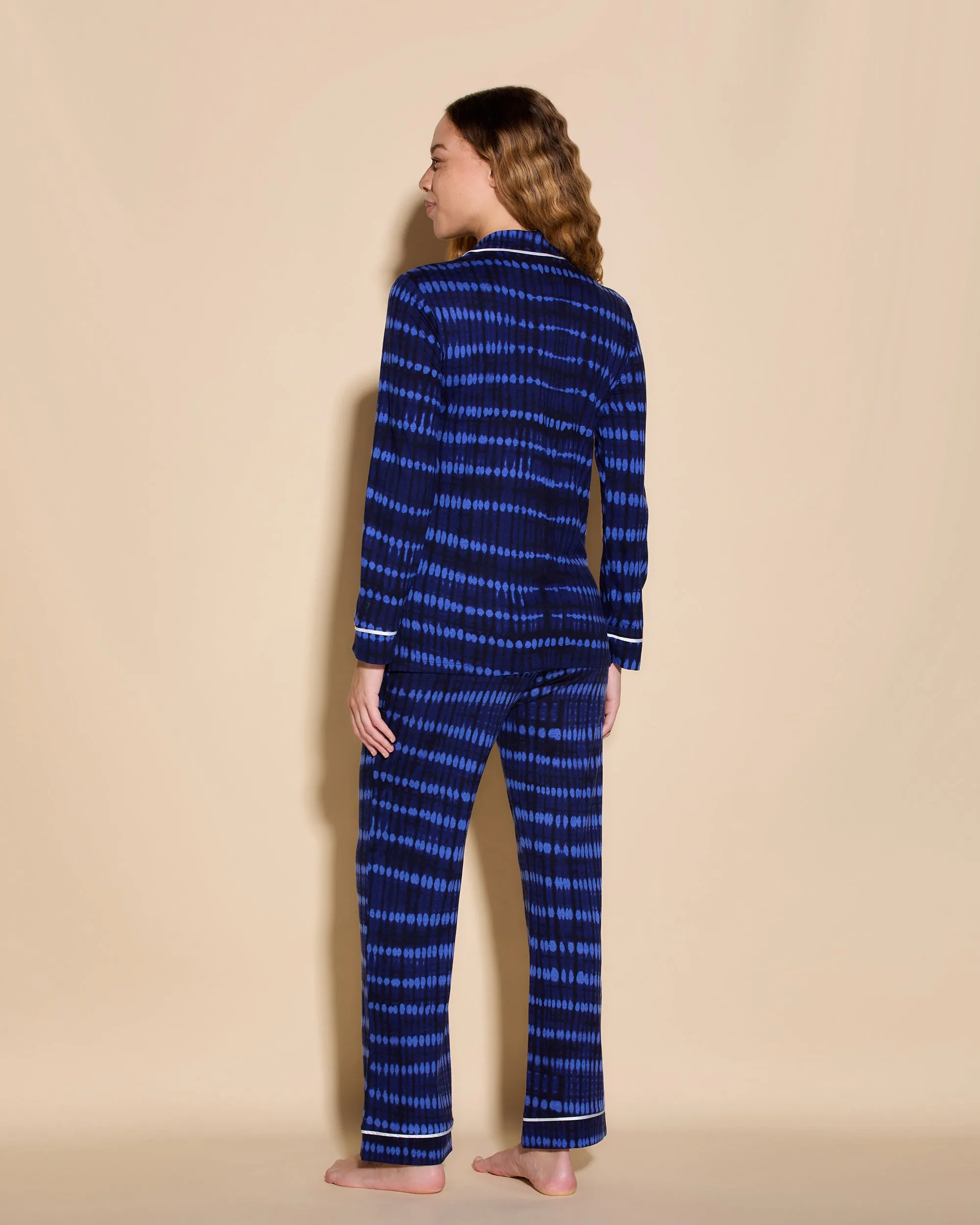 3 Pockets Long Sleeve Top & Pant Pajama Set