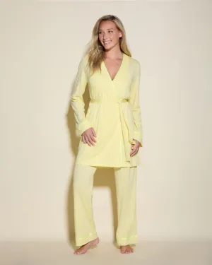 3-Teiliges Pyjama-Set Mit Bademantel