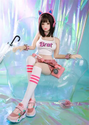 41.3IN 37.5LB/ 49.2IN 44.1LB  Sex Doll Brown Red Eyes Short Brown Hair【US Stock Available ONLY】