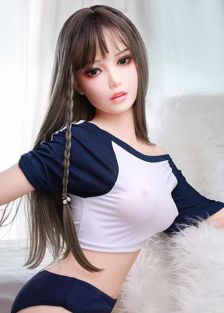 58.3IN 57.3LB Sex  Doll Black Eyes With Long Black Hair Love Doll【US Stock Available ONLY】