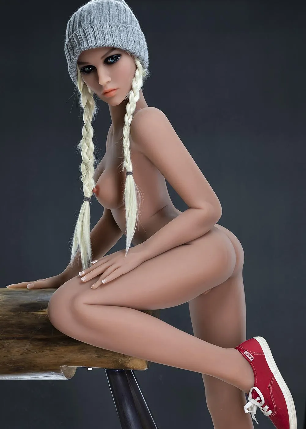 61.8IN 61.7LB Sex Doll Wheat-colored Skin With Long Blonde Hair【US Stock Available ONLY】