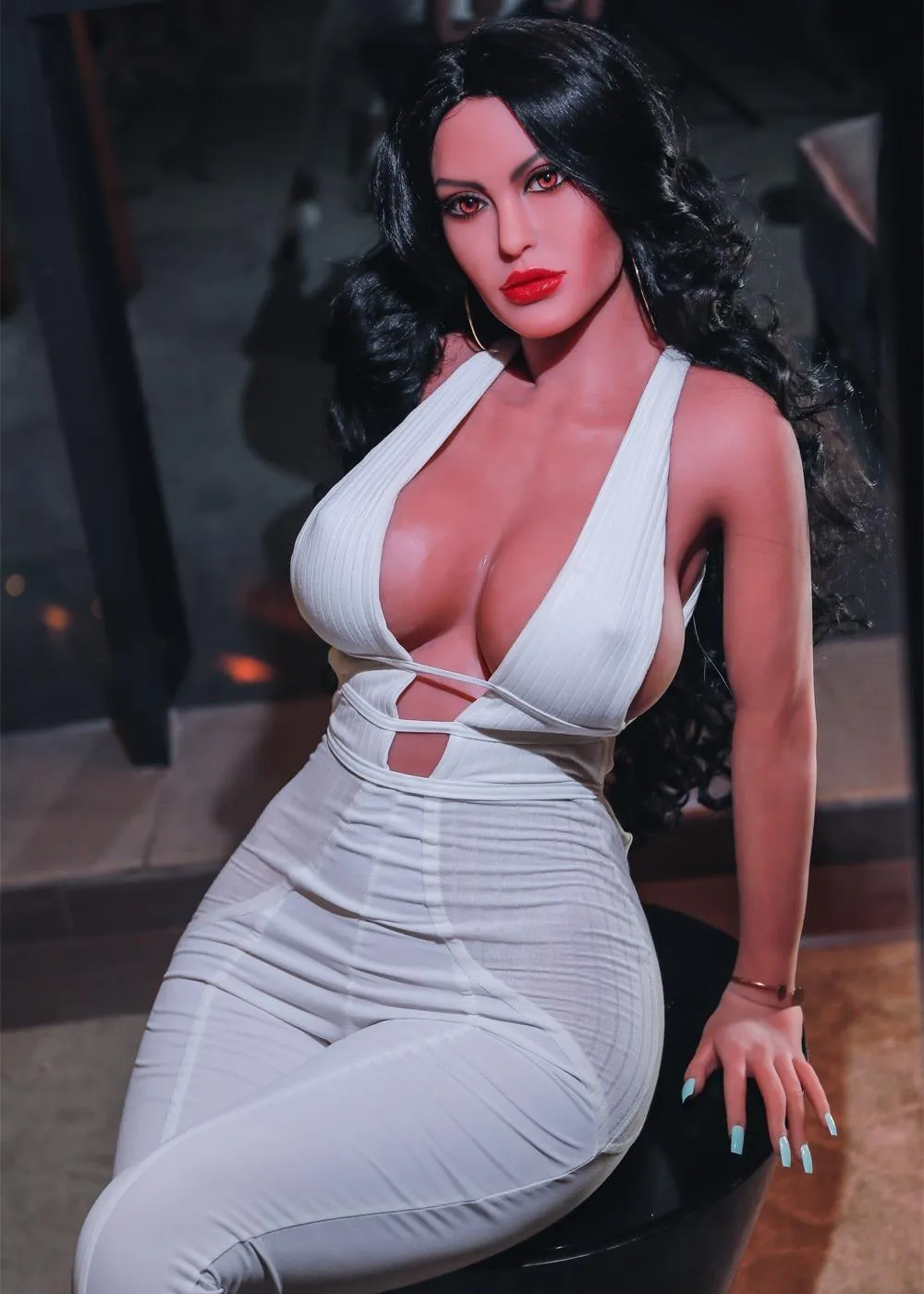 66.9IN 88.2LB Sex Doll Brown Eyes Tan Skin Male Masturbator Love Dolls【US Stock Available ONLY】