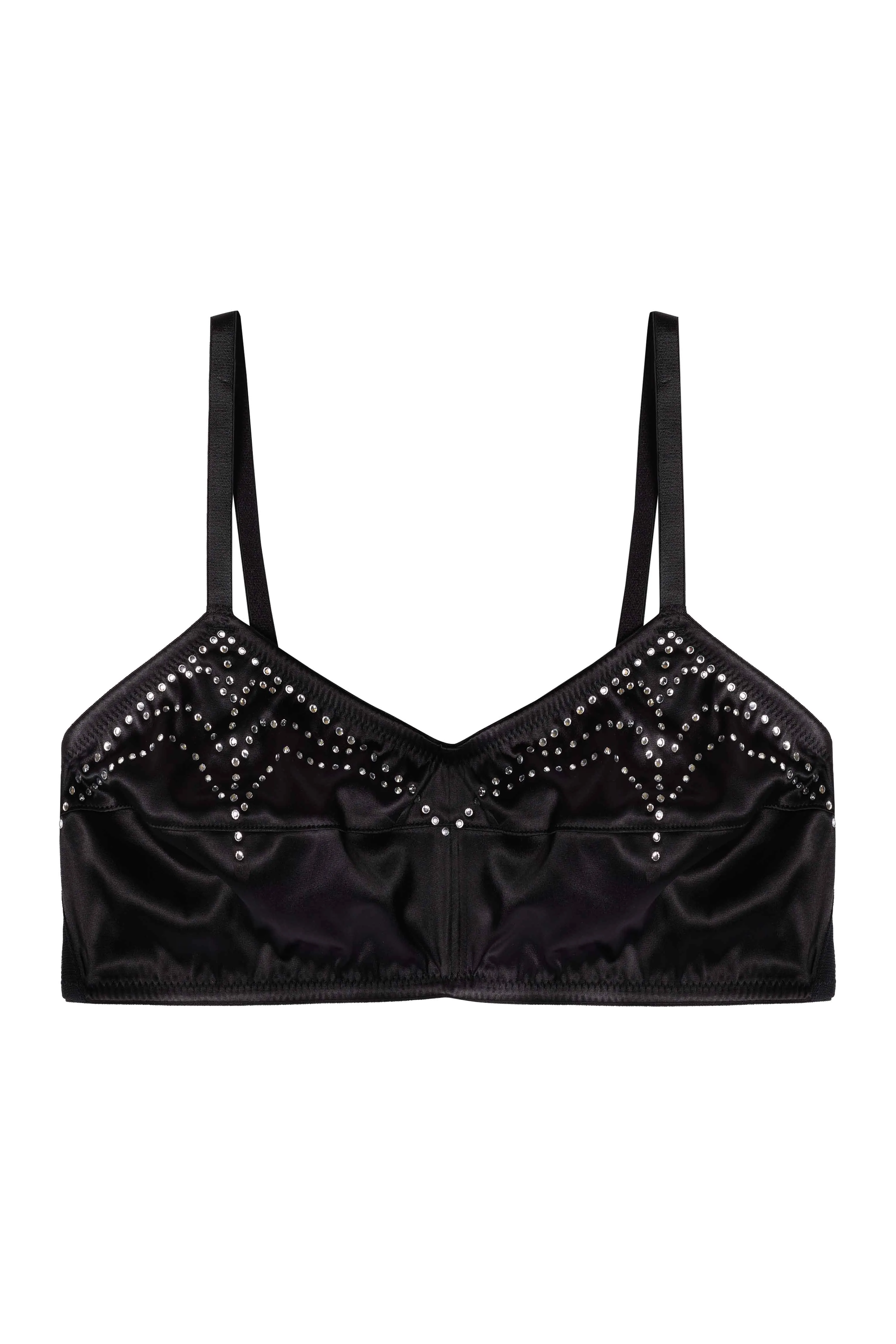 Annabelle Diamante Spiderweb Black Bra
