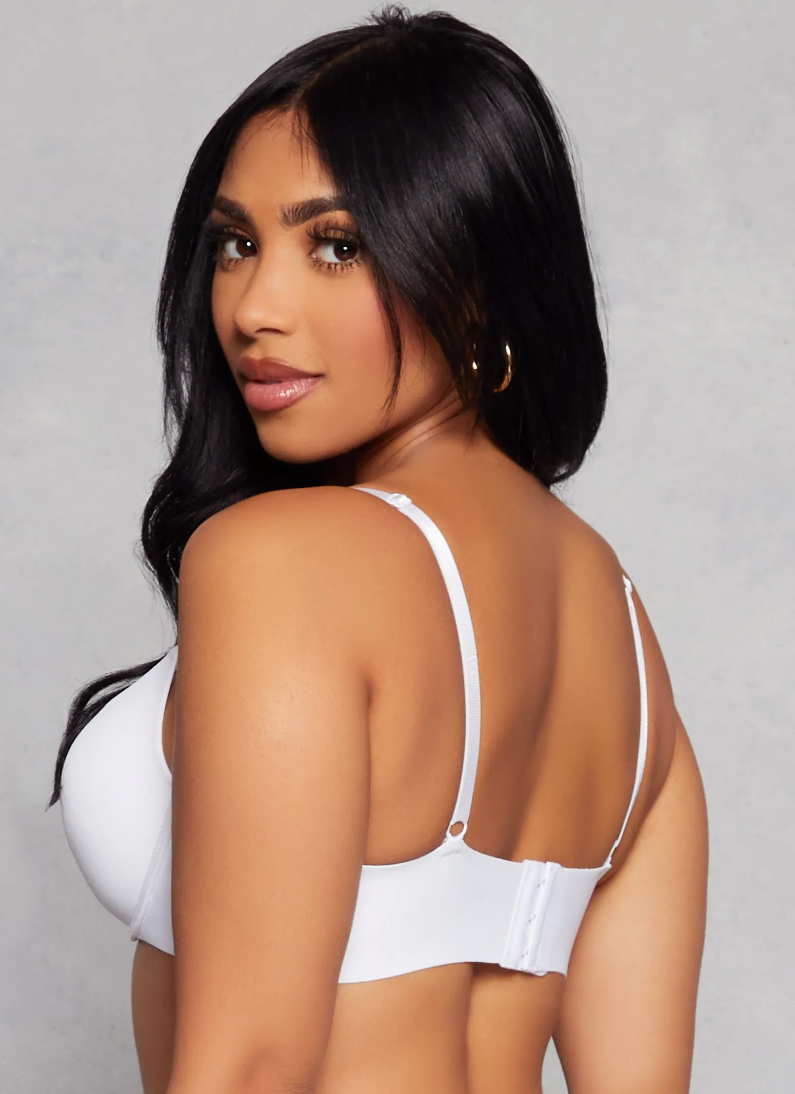 Basic Solid Plunge Bra