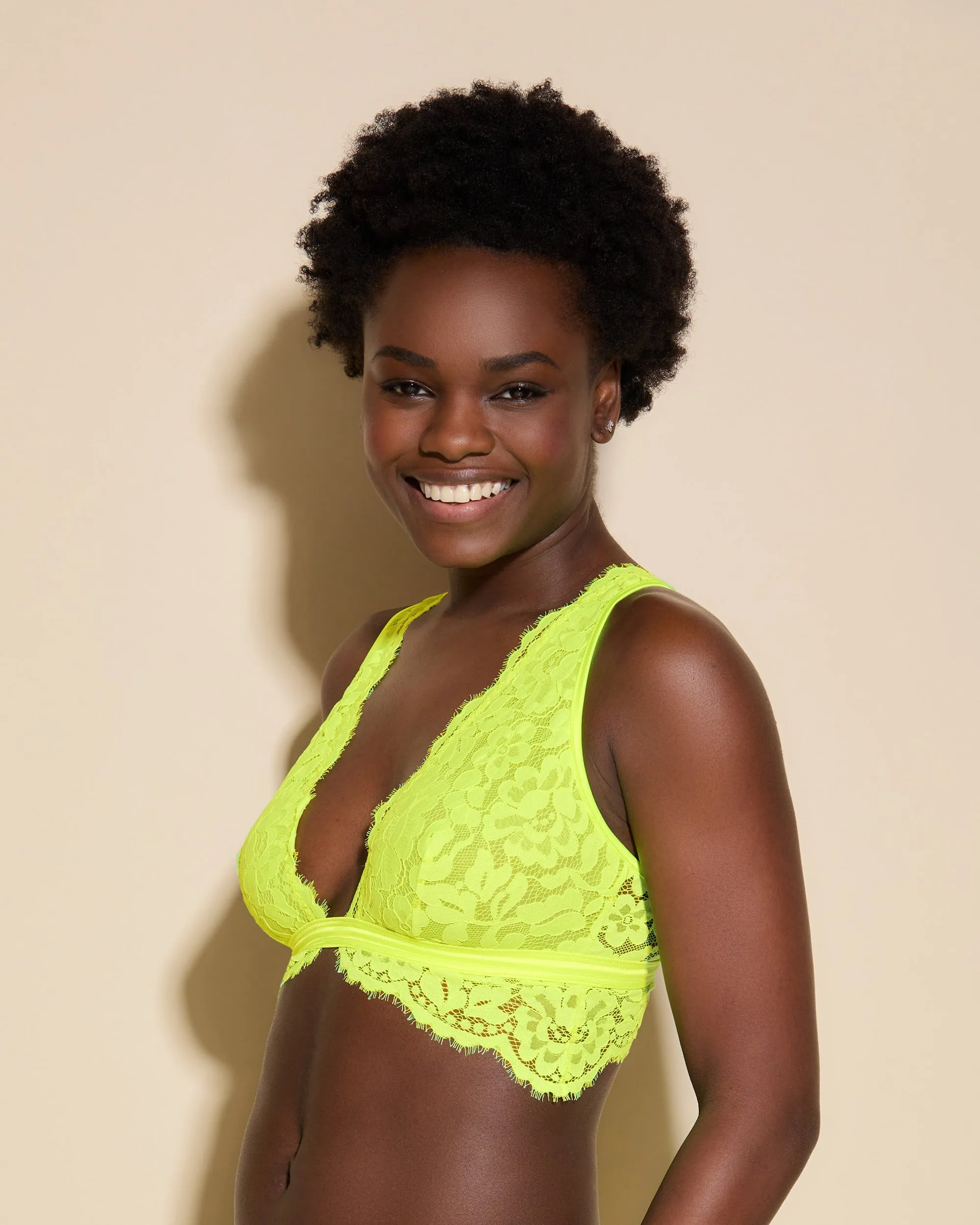 Brassière À Grands Bonnets Triangulaires