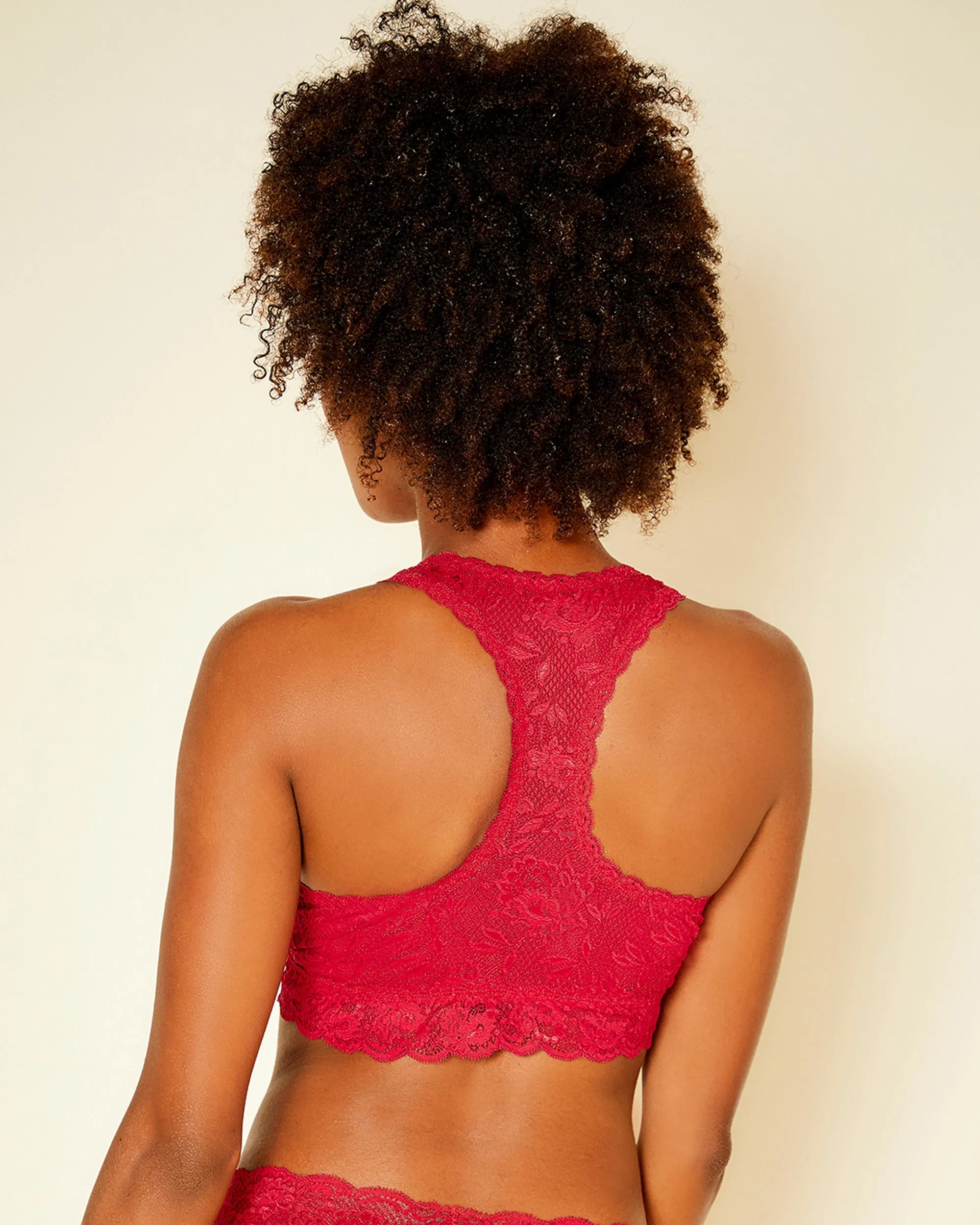 Curvy Racie Racerback Bralette & Cutie Tanga-Set