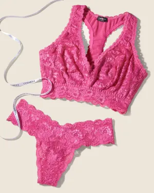 Curvy Racie Racerback Bralette & Cutie Tanga-Set