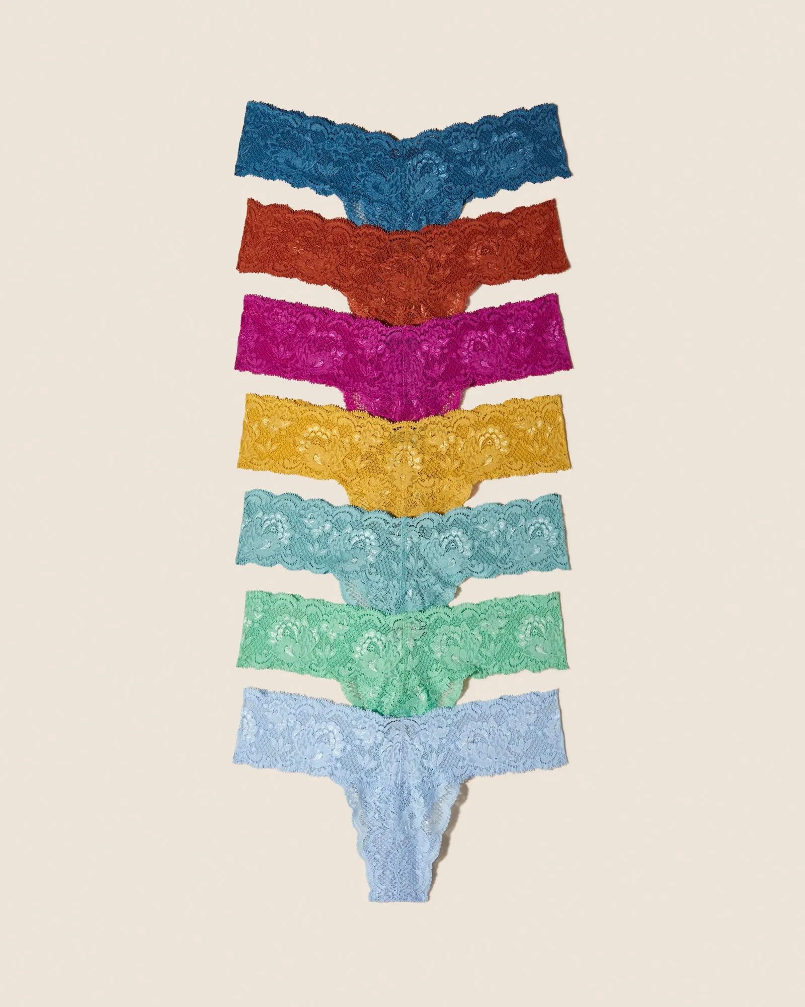 Cutie Lr Thong 7Pack