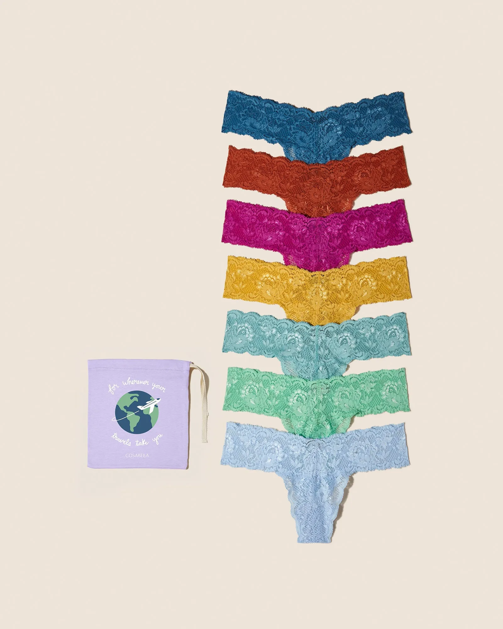 Cutie Lr Thong 7Pack