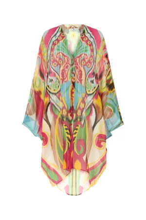 Etro Printed V-Neck Dress