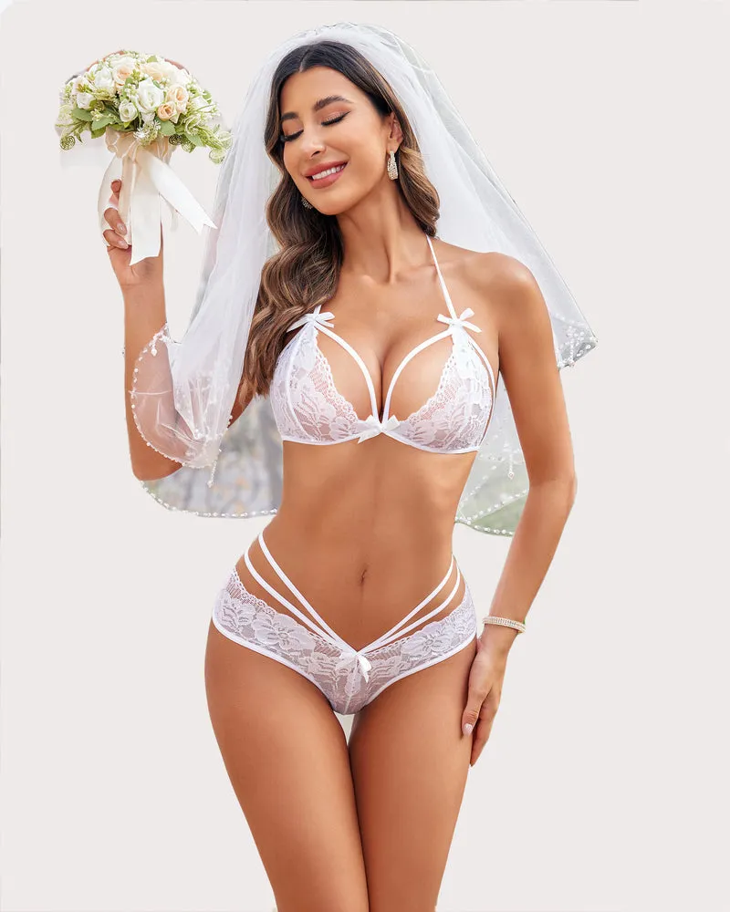 Lace 2 Piece Bra and Panty Sets (DE Only)