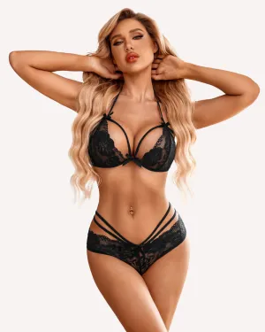 Lace 2 Piece Bra and Panty Sets (DE Only)