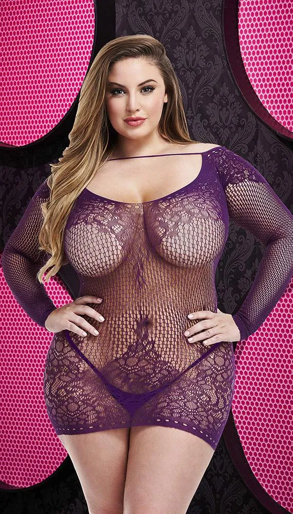 Long Sleeve Bedroom Mini Dress