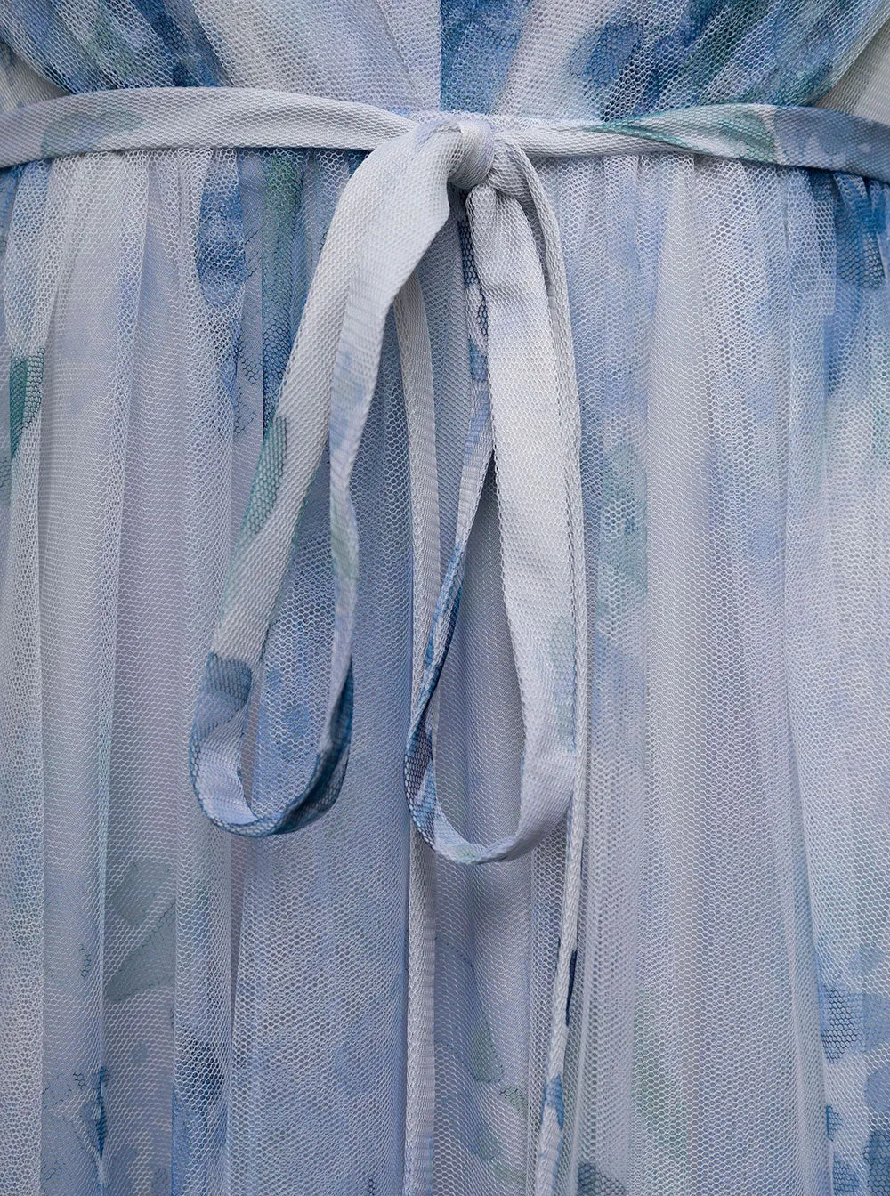 Marchesa Notte Floral Printed V-Neck Maxi Dress