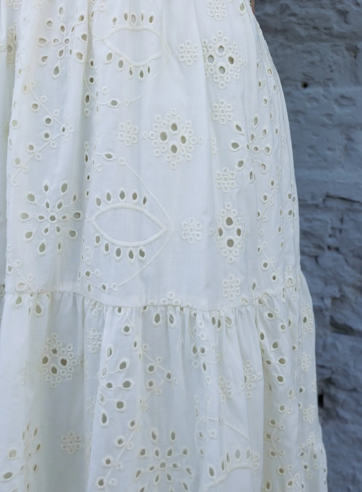 Maya Eyelet Maxi Dress - Final Sale
