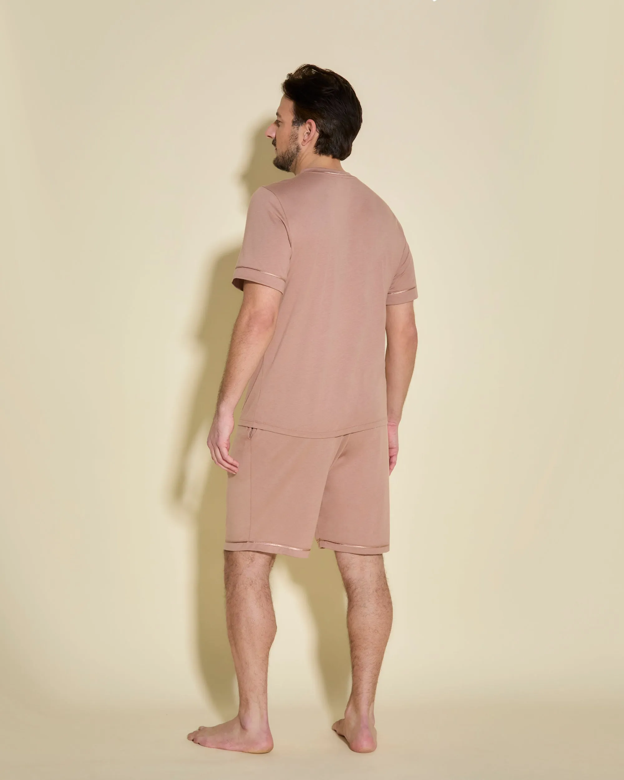 Men's Short Sleeve Top & Shorts Pajama Set