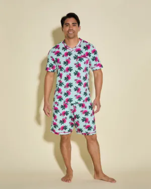 Men's Short Sleeve Top & Shorts Pajama Set