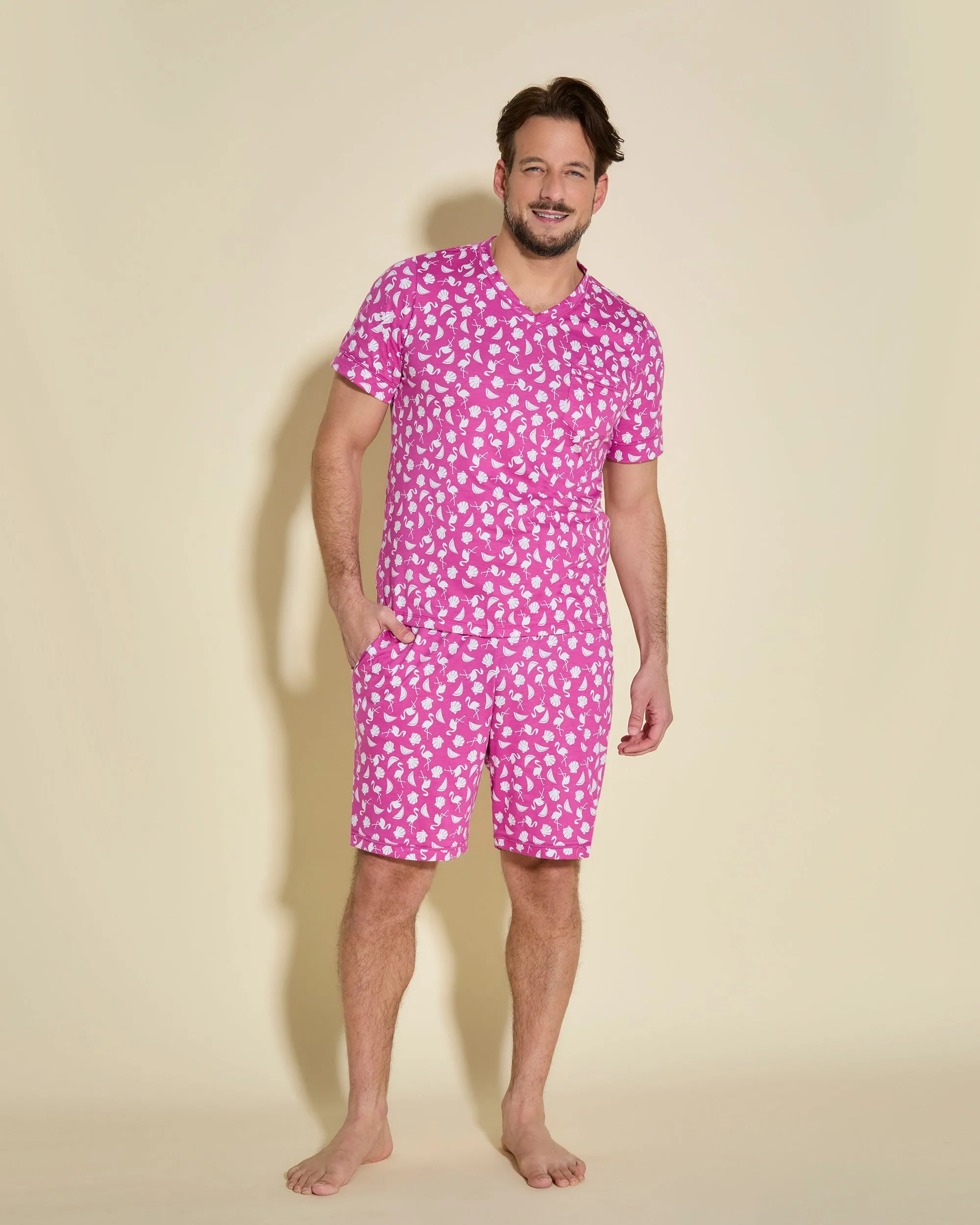 Men's T Shirt & Short Lounge Set