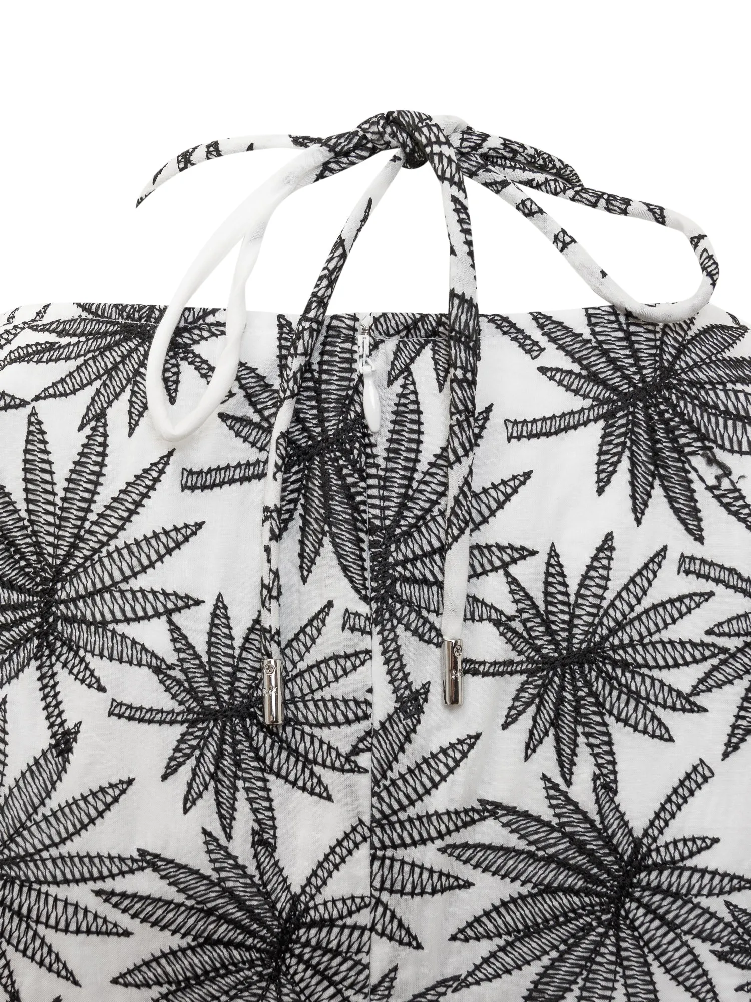 Michael Michael Kors Botanical Printed V-Neck Dress
