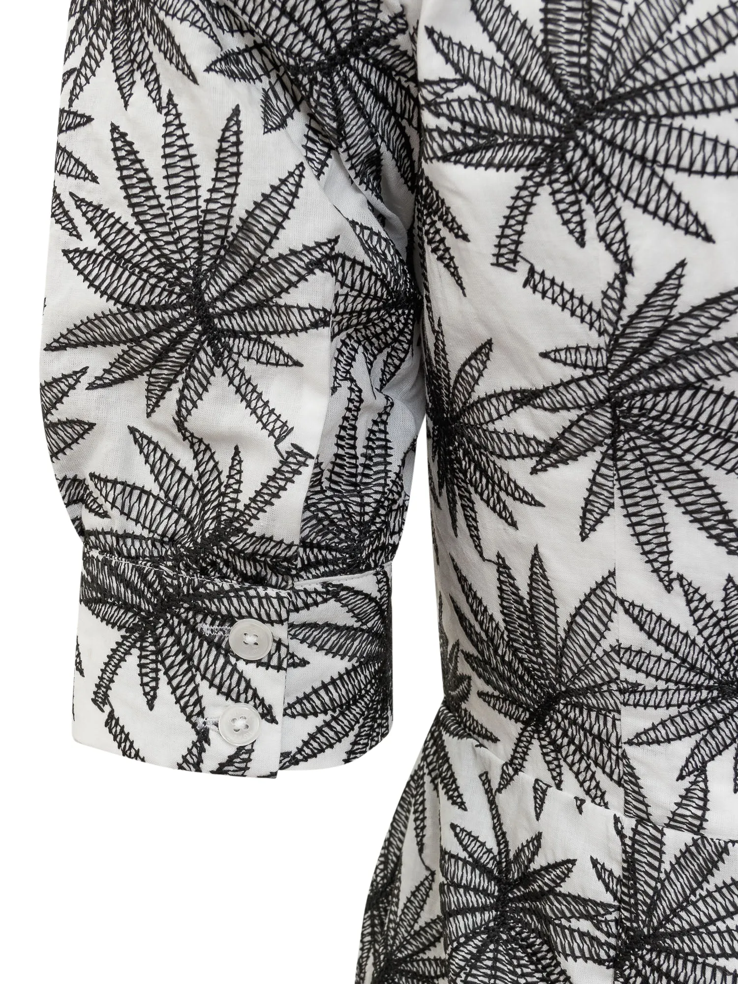 Michael Michael Kors Botanical Printed V-Neck Dress