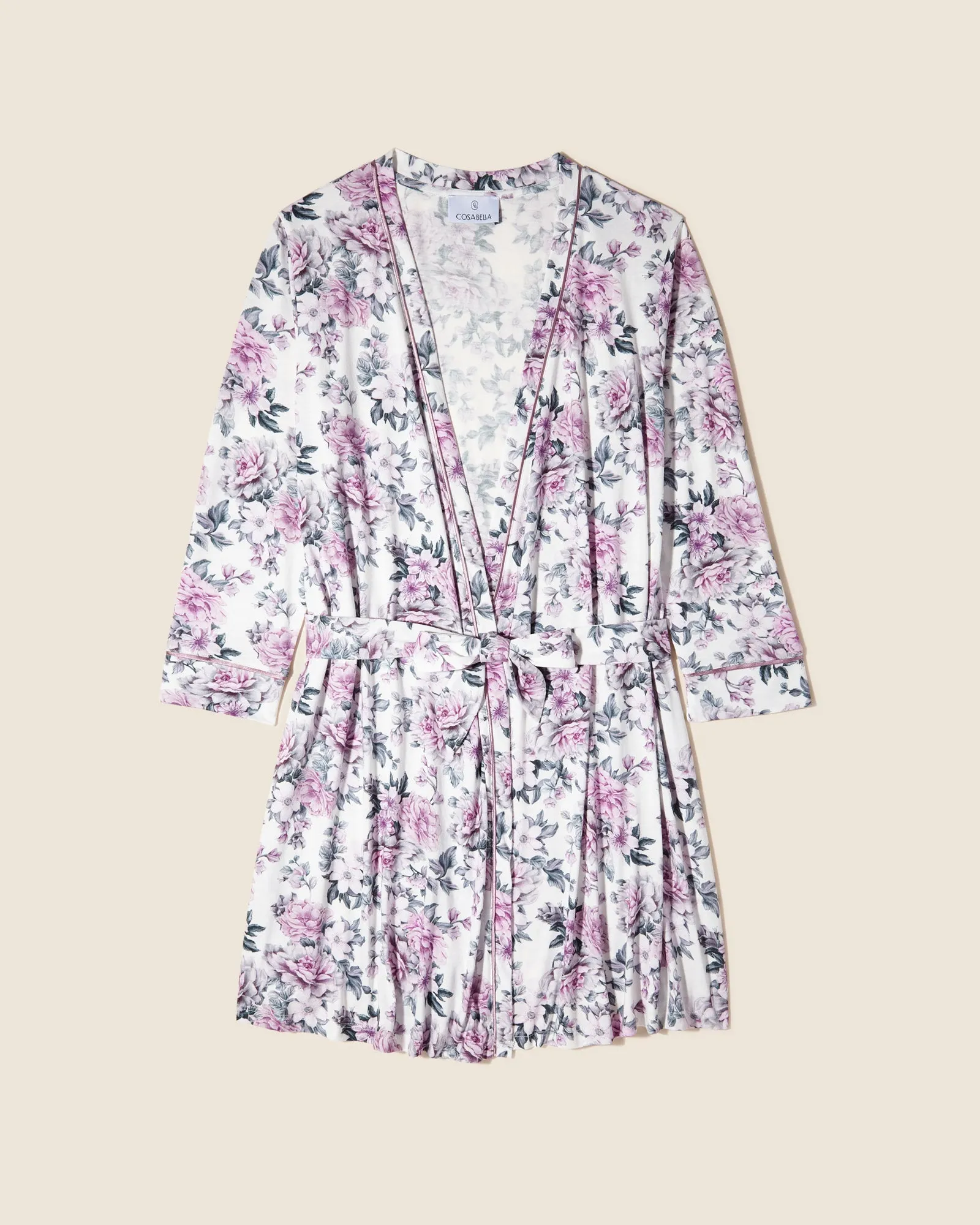 Nursing 3 Piece Set With Print Robe
