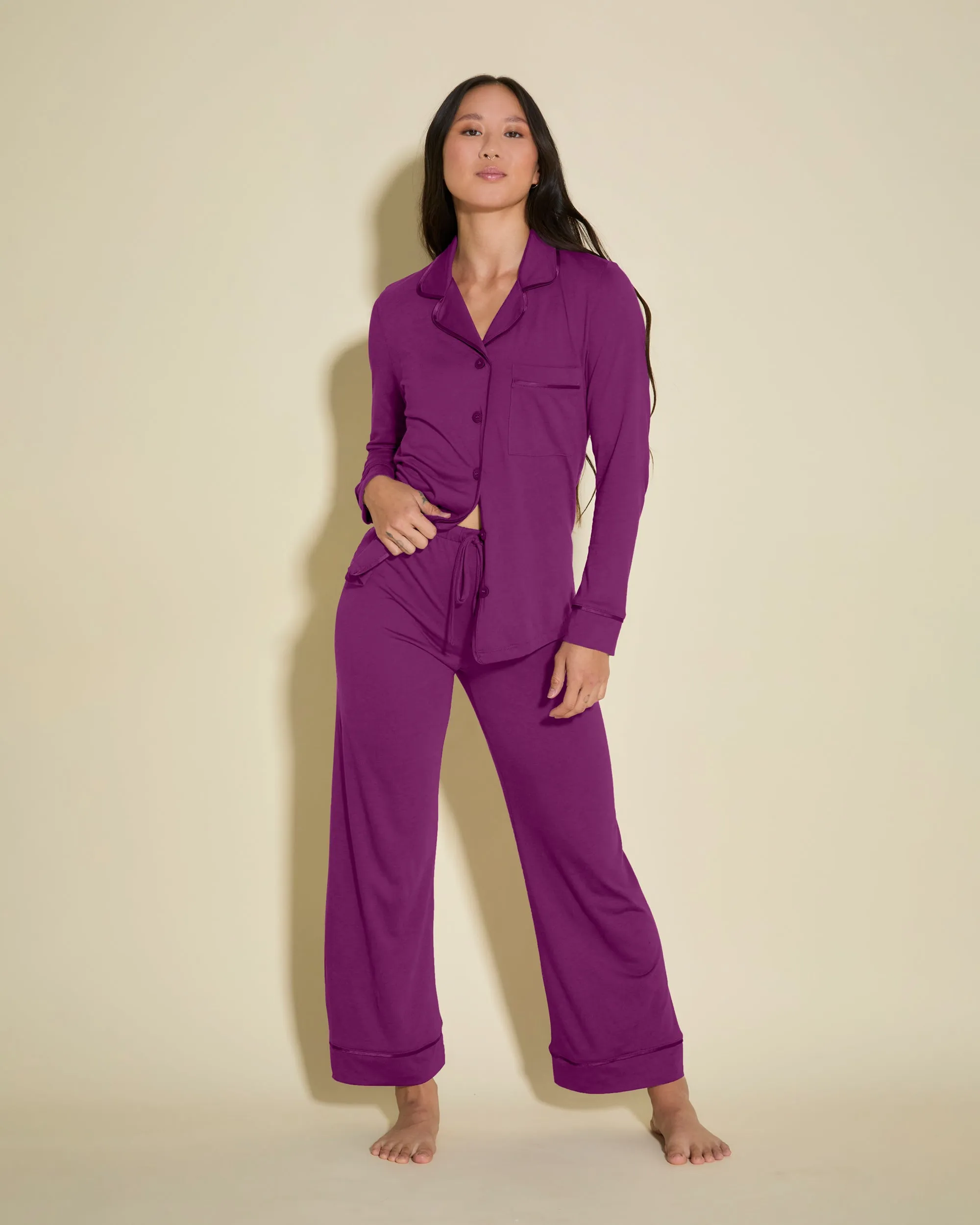 Petite Langarm Oberteil & Hose Pyjama-Set