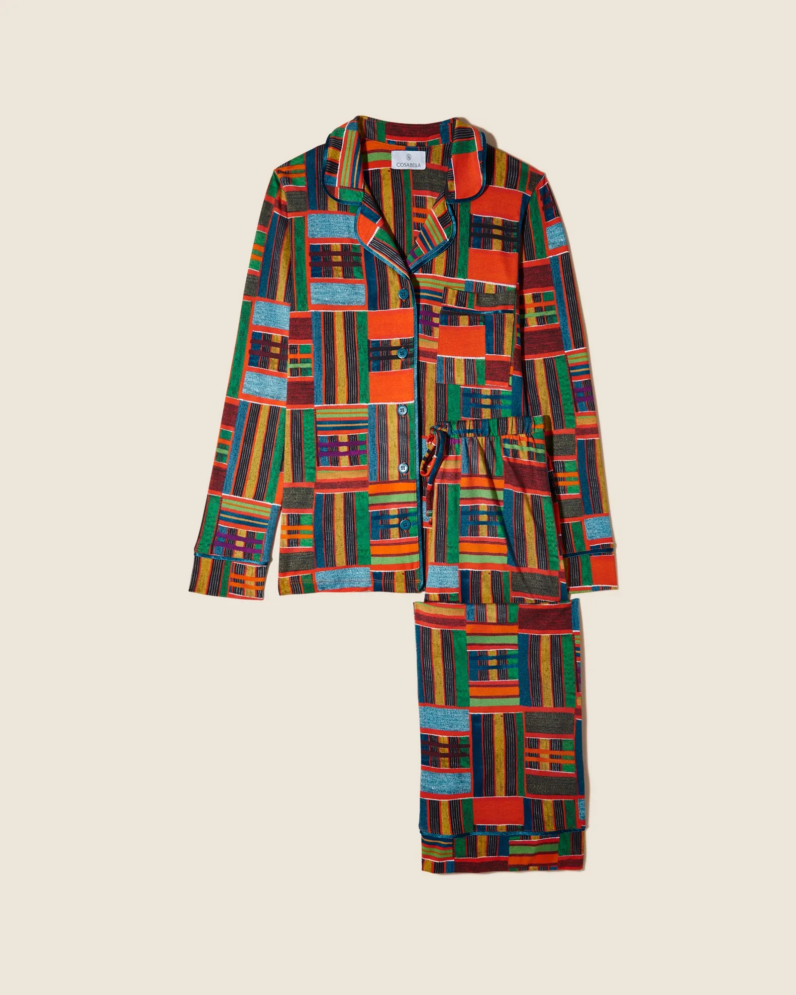 Petite Long Sleeve Top & Pant Pajama Set