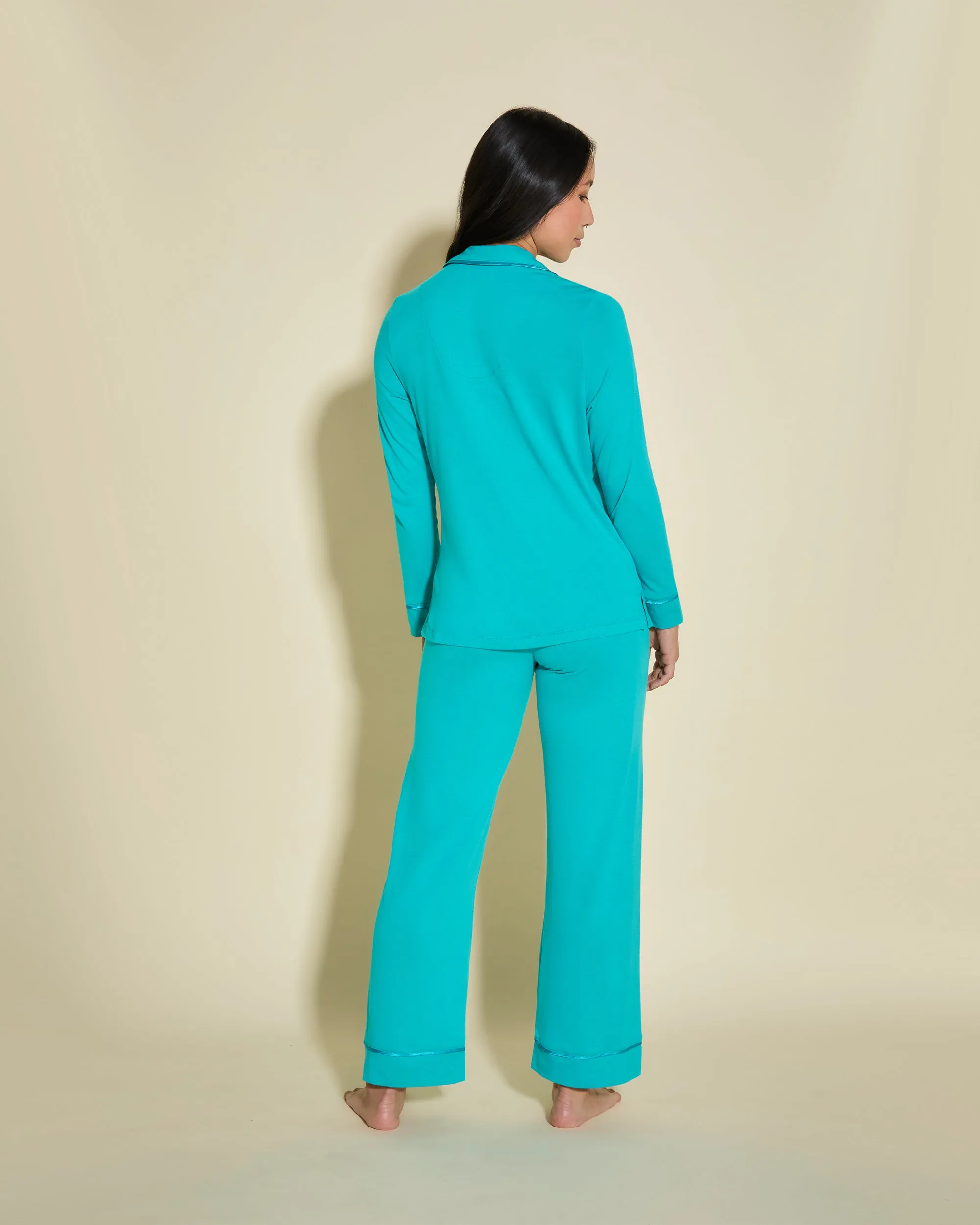 Petite Long Sleeve Top & Pant Pajama Set