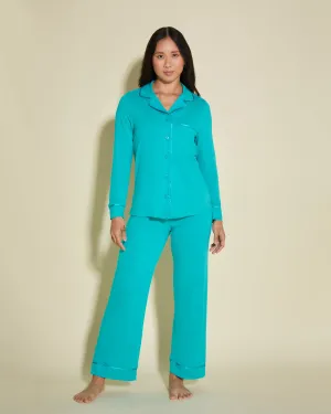 Petite Long Sleeve Top & Pant Pajama Set