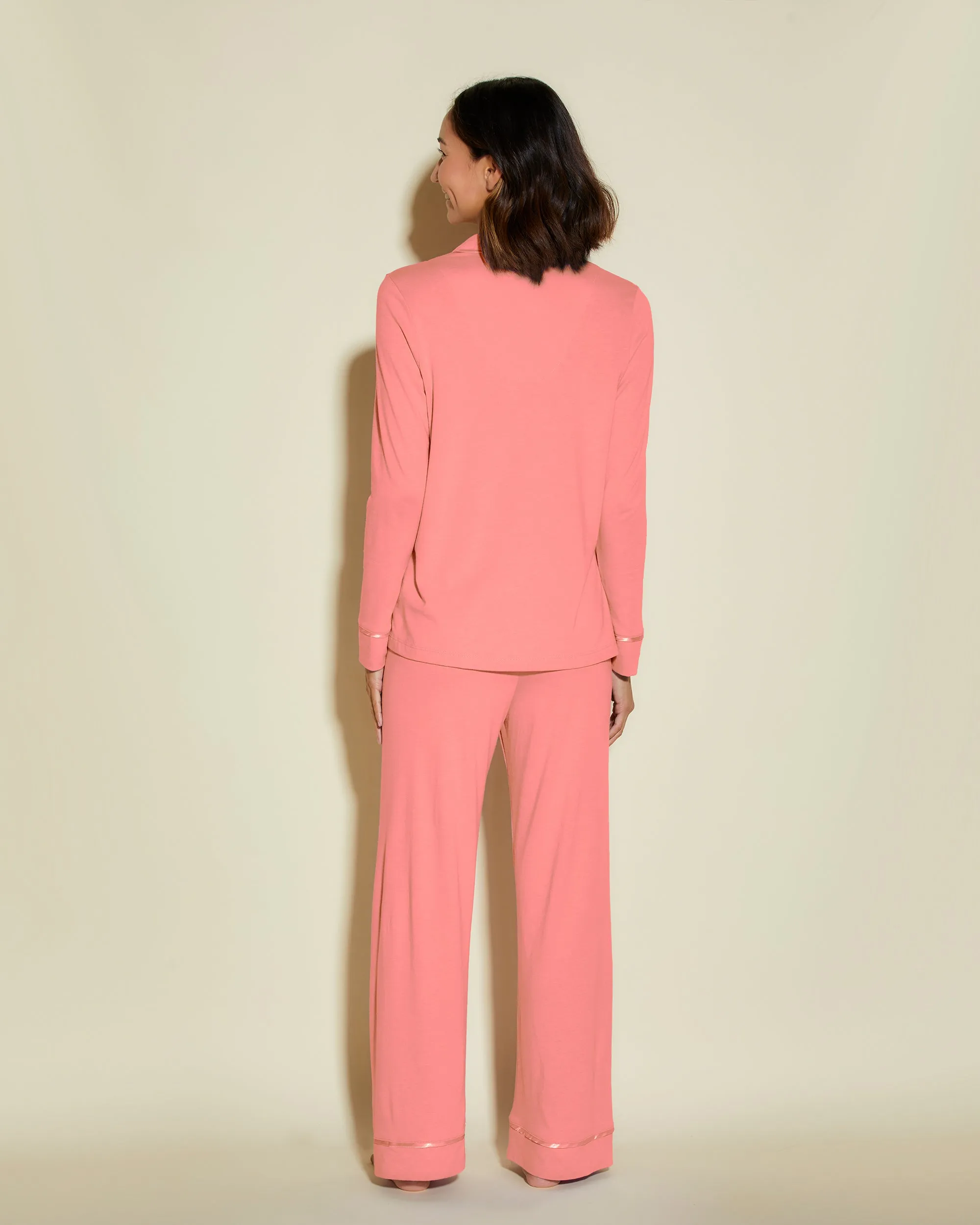 Petite Long Sleeve Top & Pant Pajama Set