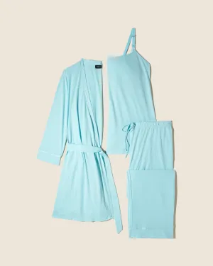 Pyjama D'Allaitement 3 Pièces Avec Peignoir