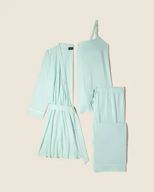 Pyjama D'Allaitement 3 Pièces Avec Peignoir