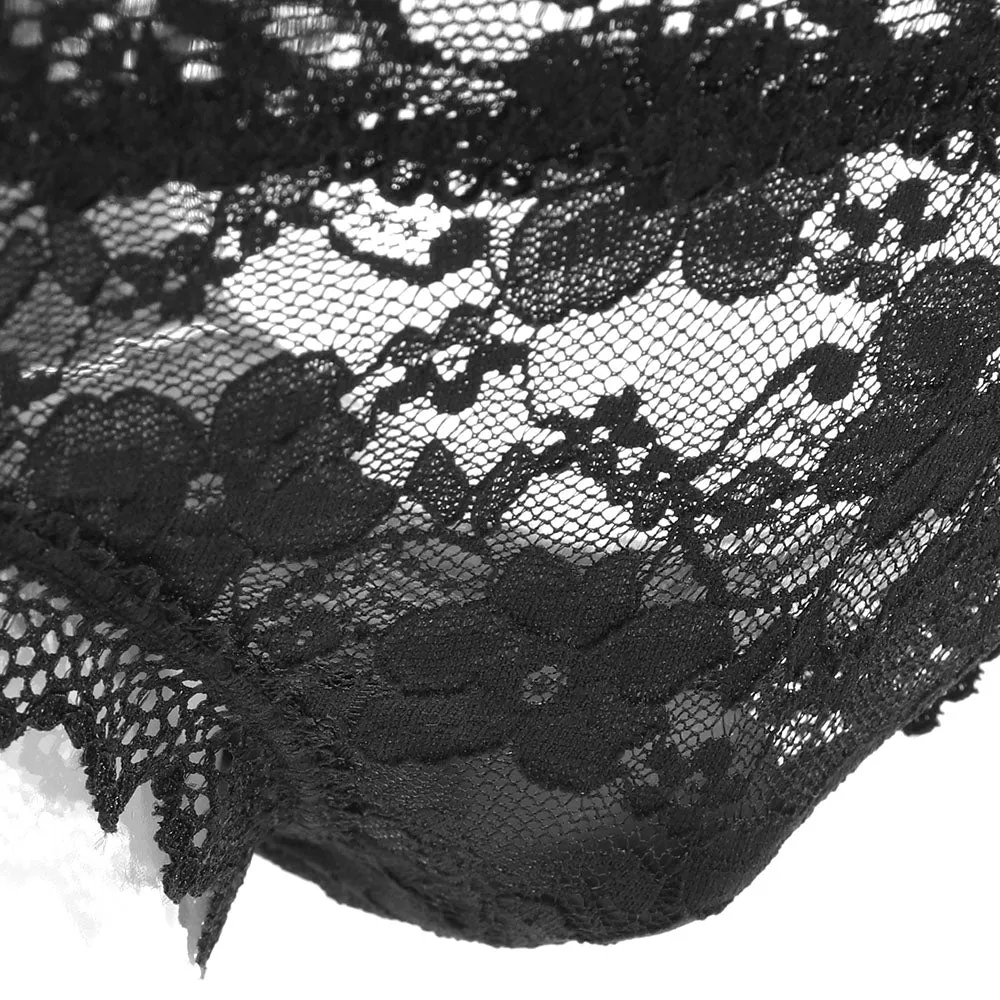 Remote Control Black Lace Panty & Vibe Set /XL