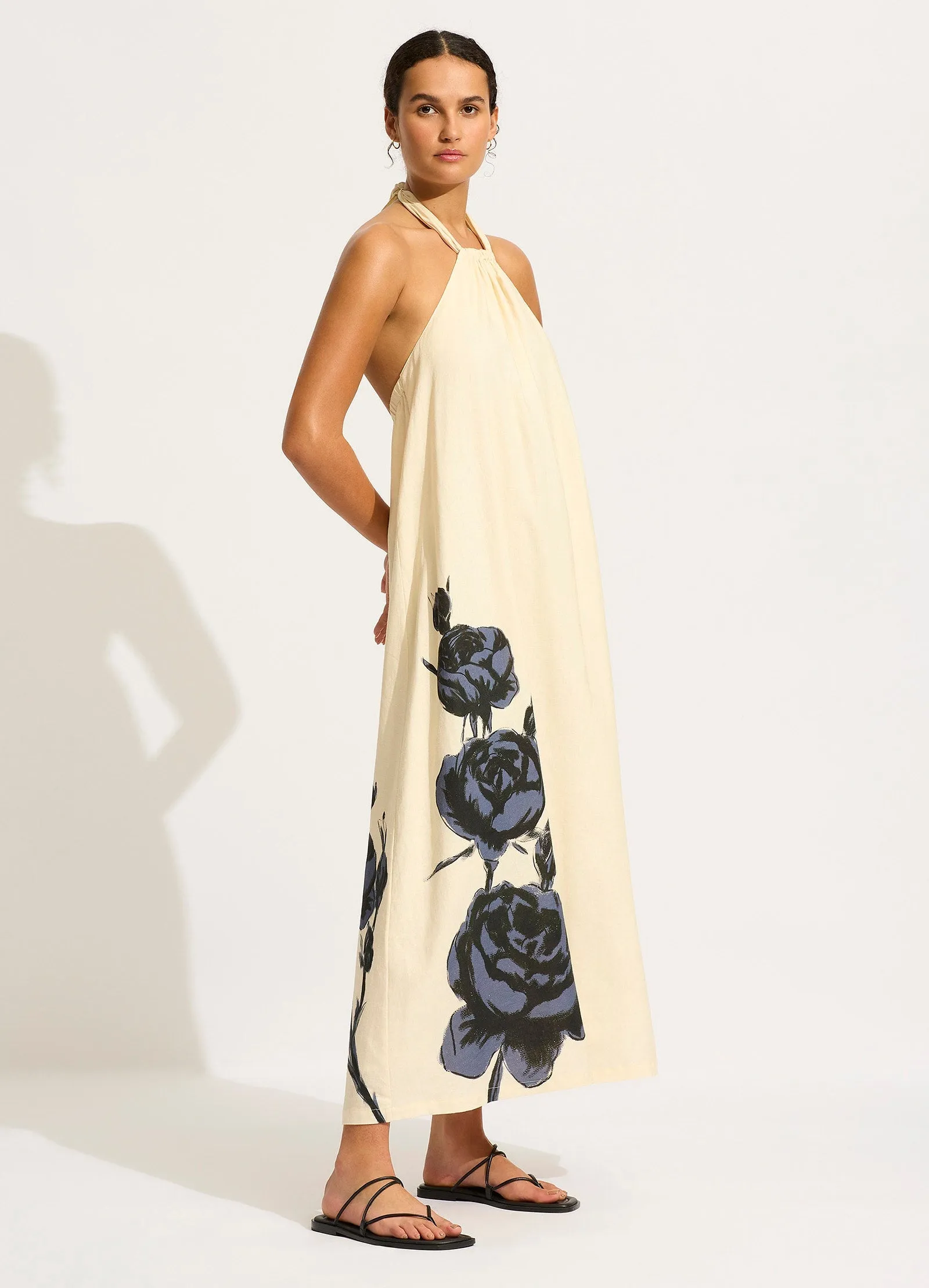 Rococo Maxi Dress  - Black