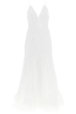 ROTATE Deep V-Neck Miley Maxi Dress