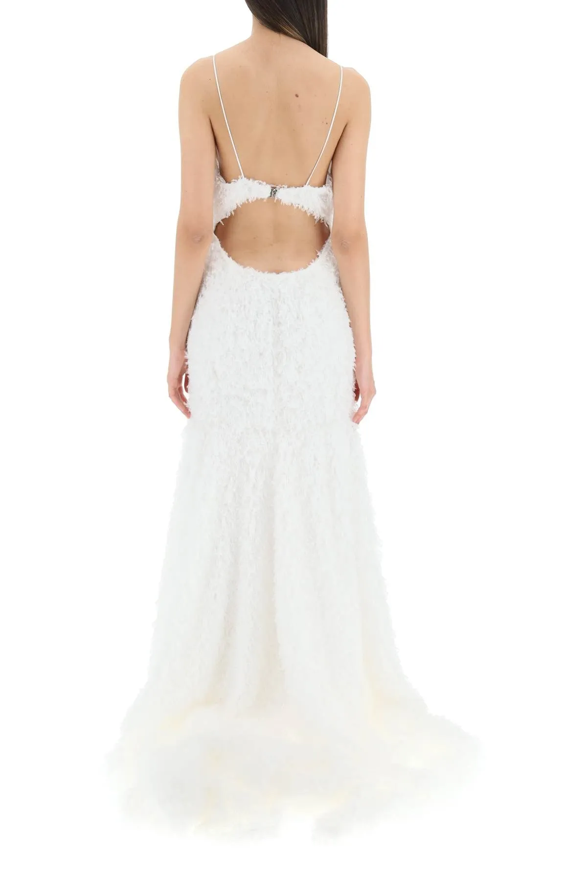 ROTATE Deep V-Neck Miley Maxi Dress