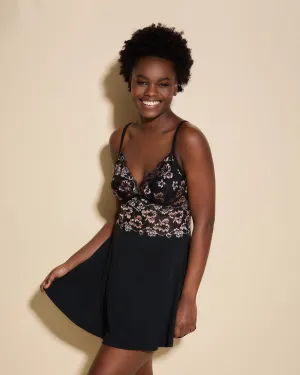 Set Camicia Da Notte E Tanga