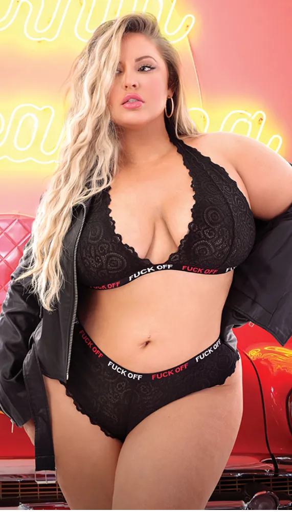 Tease Lace Bralette & Cheeky Panty